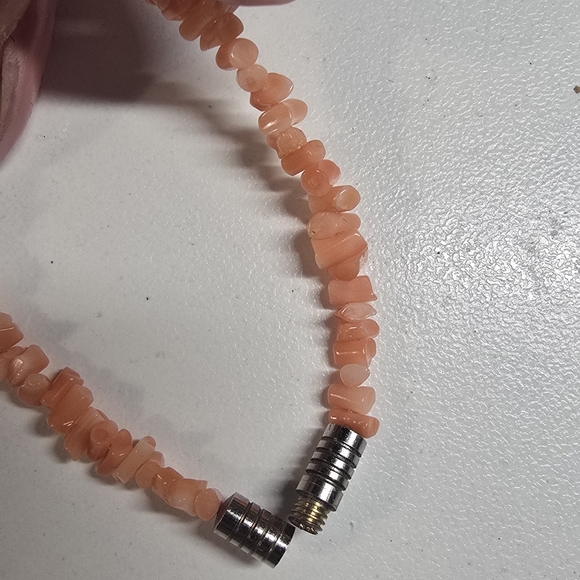 Vintage Baby Branch Coral Graduated Strand Necklace 16" - Picture 4 of 5